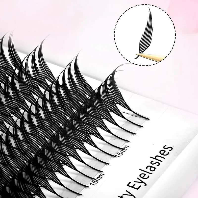 ריסים נפרדים בצורת נוצה Brazilian Volume דגם Spire