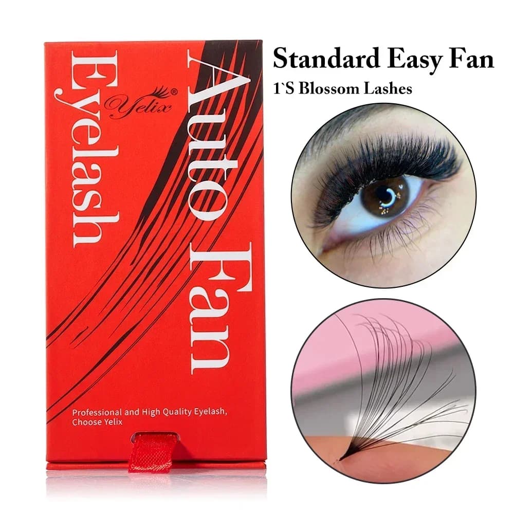 ריסים מט-על לנפח עצום קיפול D Easy Fan 8-15mm