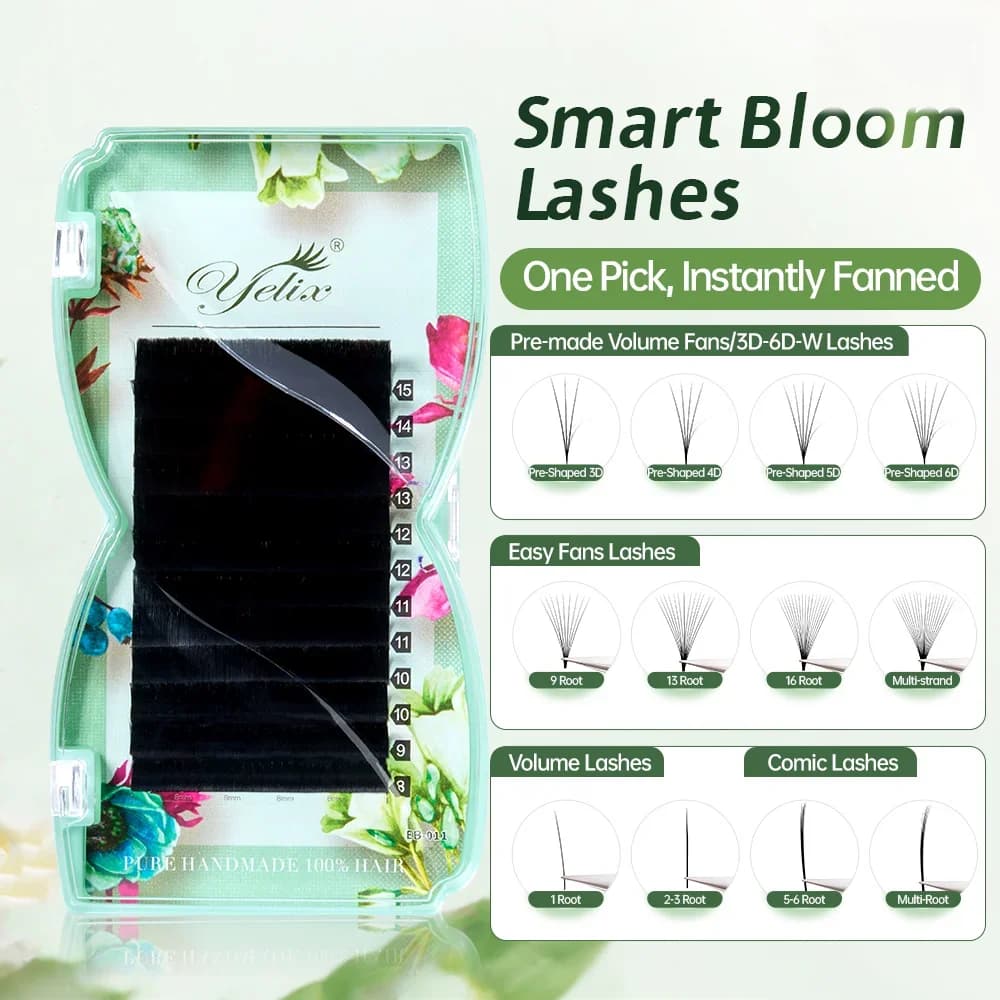 ריסים Smart Bloom Seamless Root Easy Fan Volume